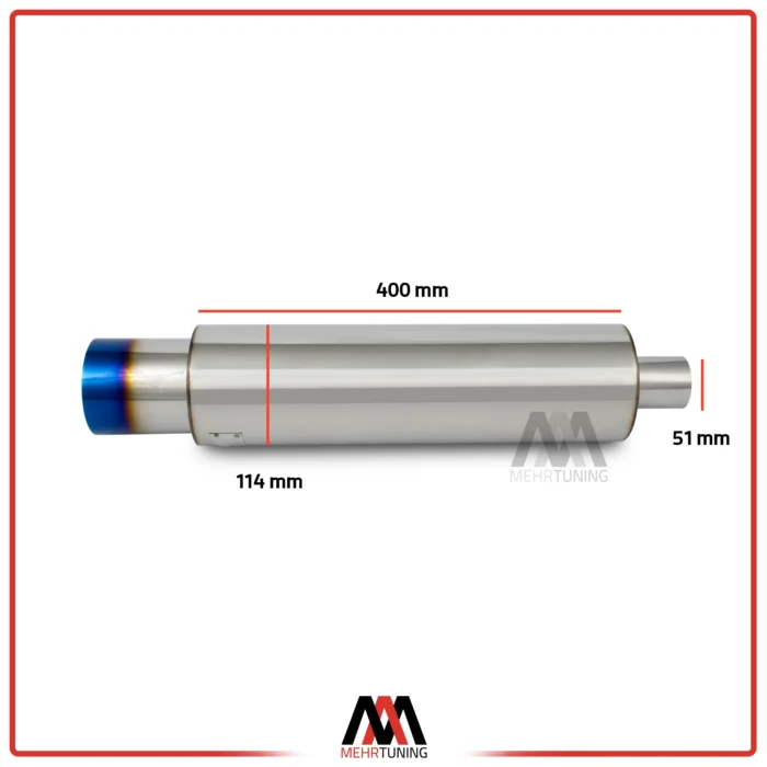 هزینه مافلر hks جاسما 114 طول 400 سر هفت رنگ
