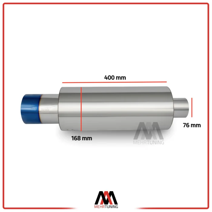 مافلر hks جاسما 168 طول 400 سر هفت رنگ وارداتی