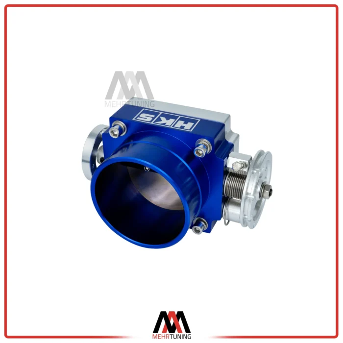 دریچه گاز HKS سایز 90 میلی متر آبی