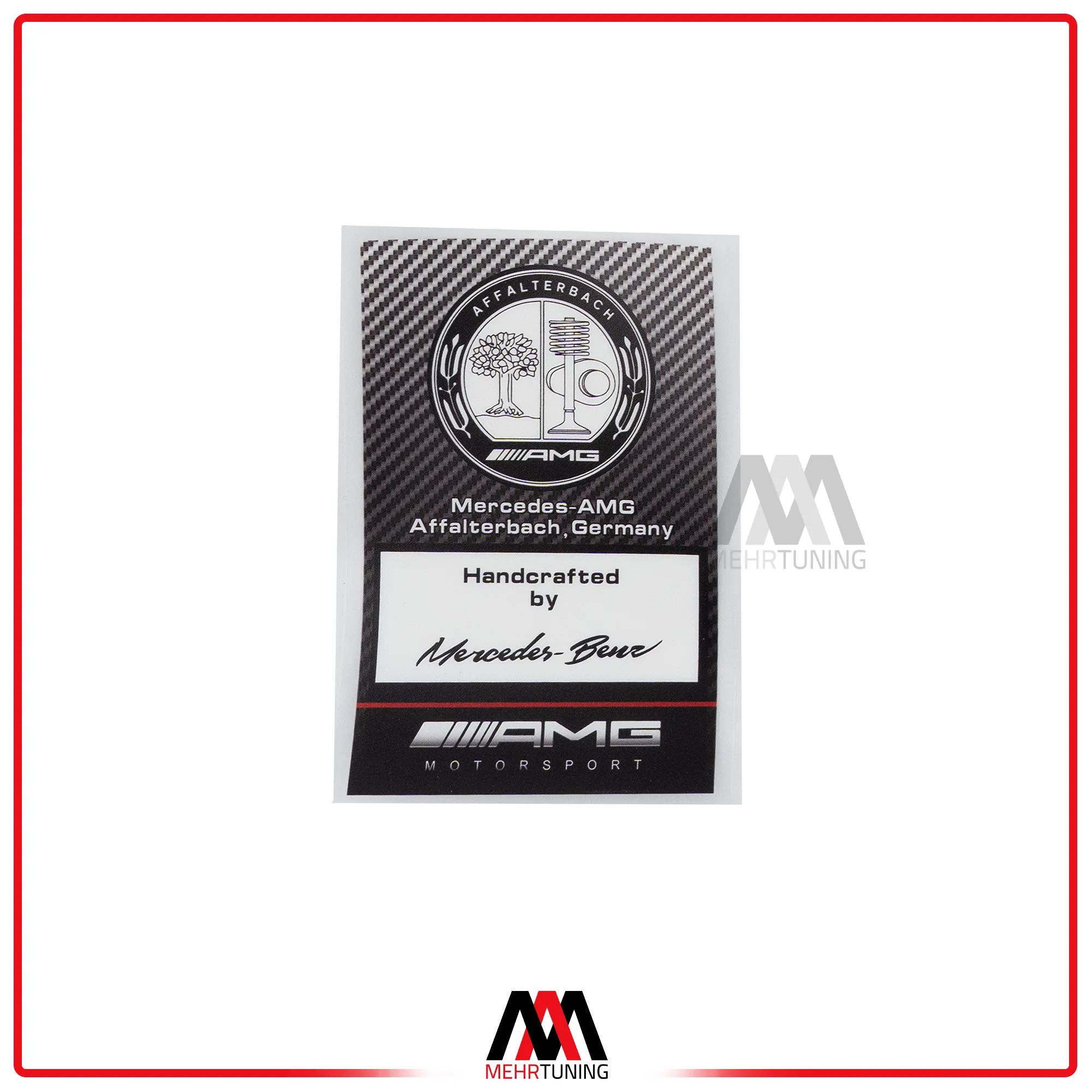 استیکر خودرو طرح AMG کد 02