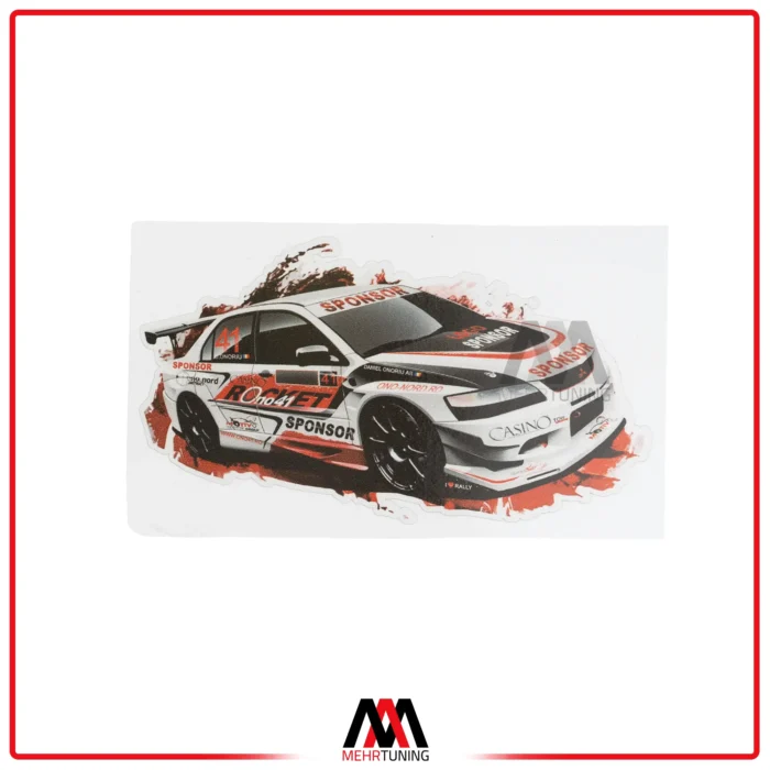 برچسب ماشین طرح EVO IV