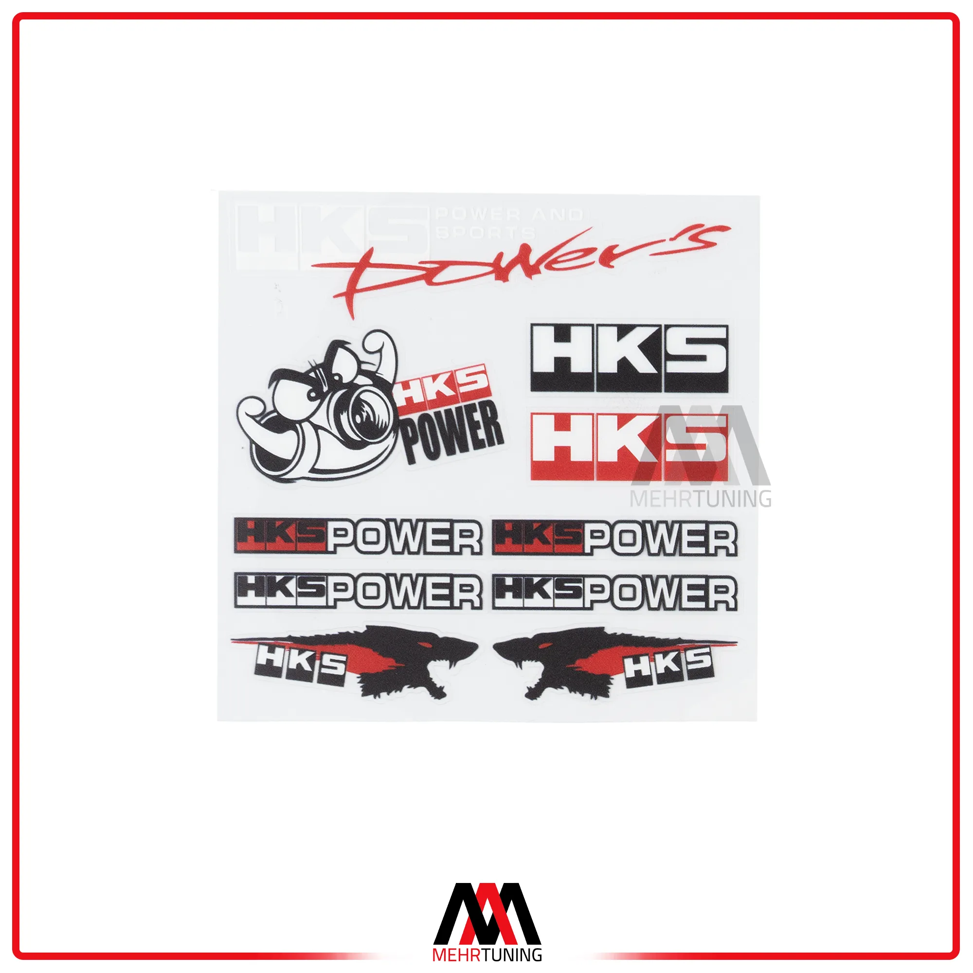 استیکر ماشین طرح HKS کد 01