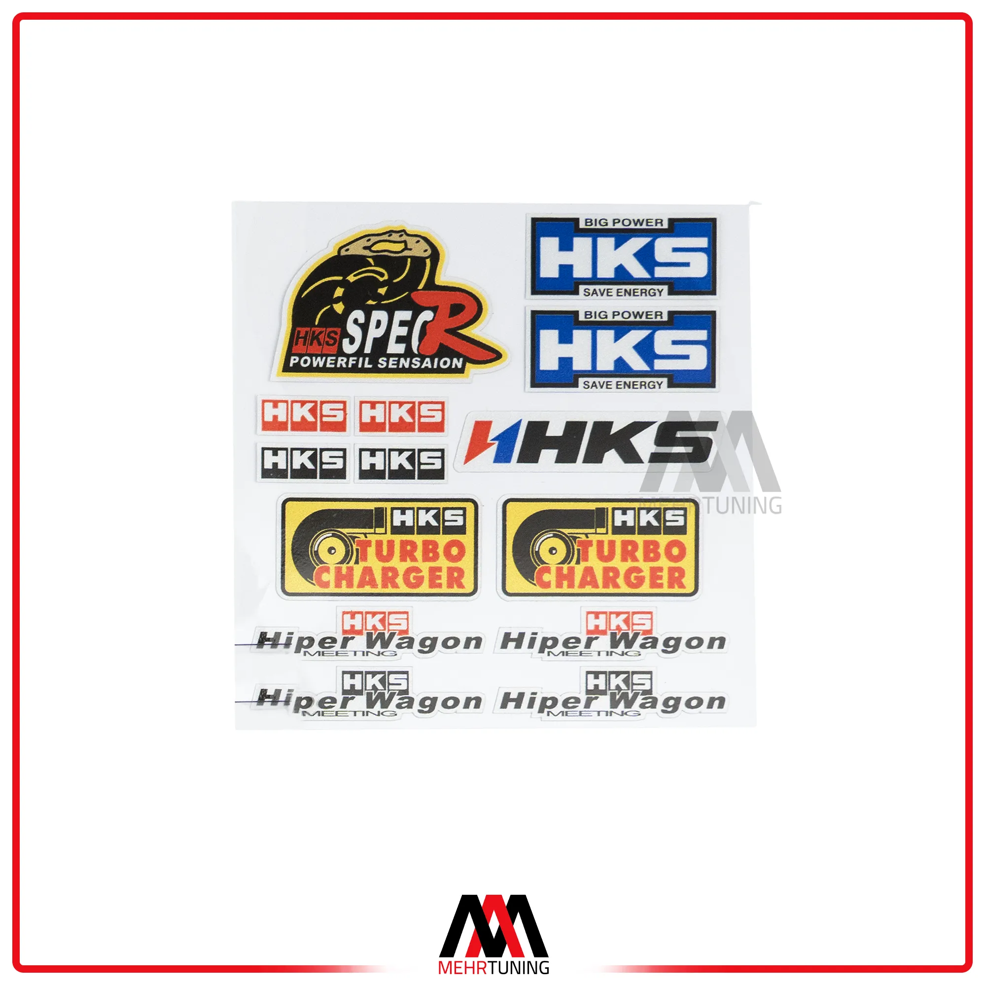 استیکر ماشین طرح HKS کد 02