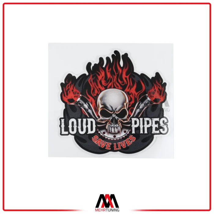 استیکر خودرو مدل Loud Pipes