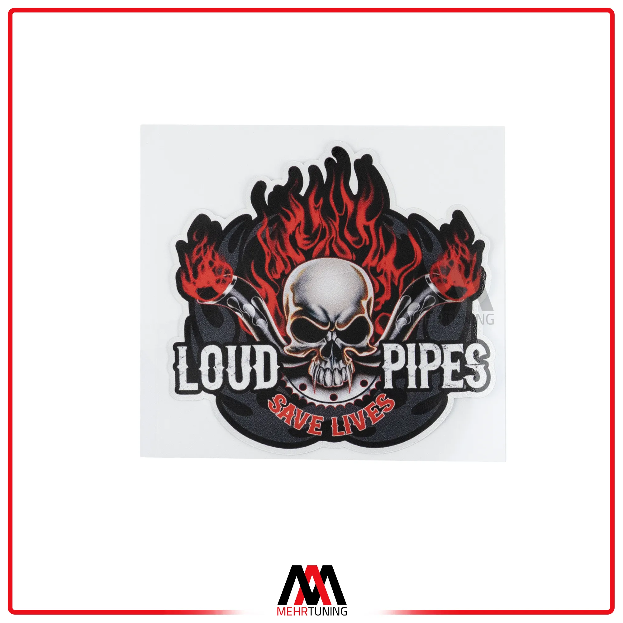 استیکر خودرو مدل Loud Pipes