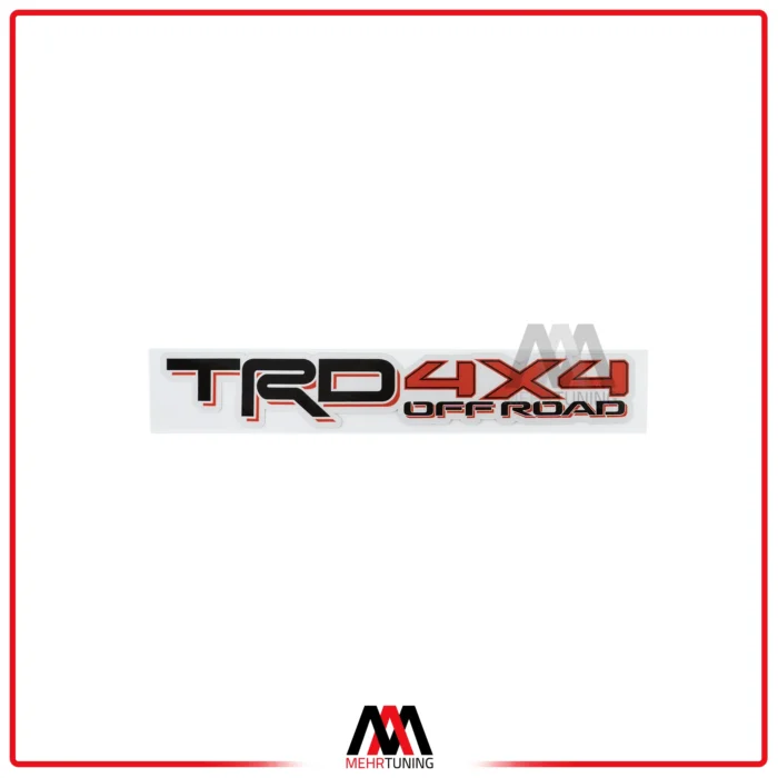 استیکر خودرو طرح TRD کد 02