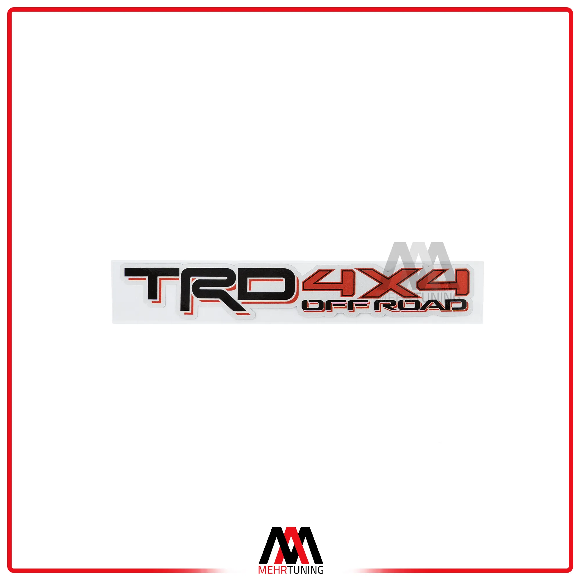 استیکر خودرو طرح TRD کد 02