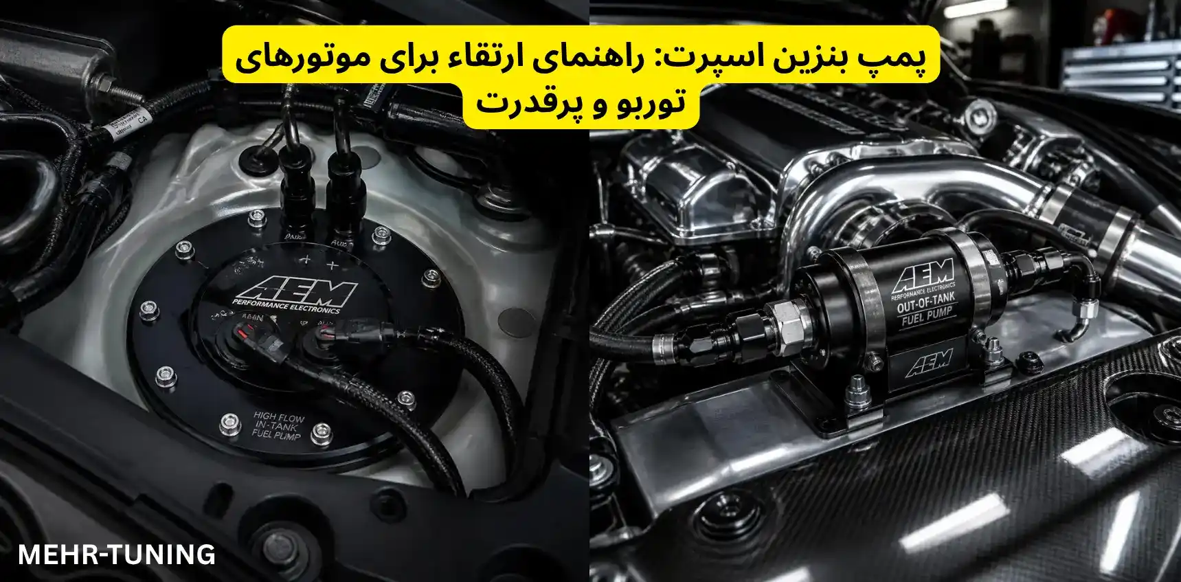 پمپ بنزین اسپرت: راهنمای ارتقاء برای موتورهای توربو و پرقدرت